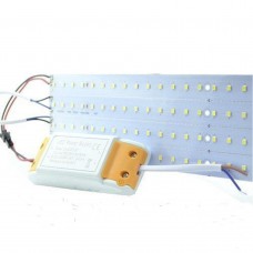 Комплект для переоборудования растрового светильника smd 2835 (2x7) 14W 6000k (3m скотч)